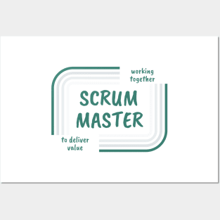 Agile Scrum Master Posters and Art